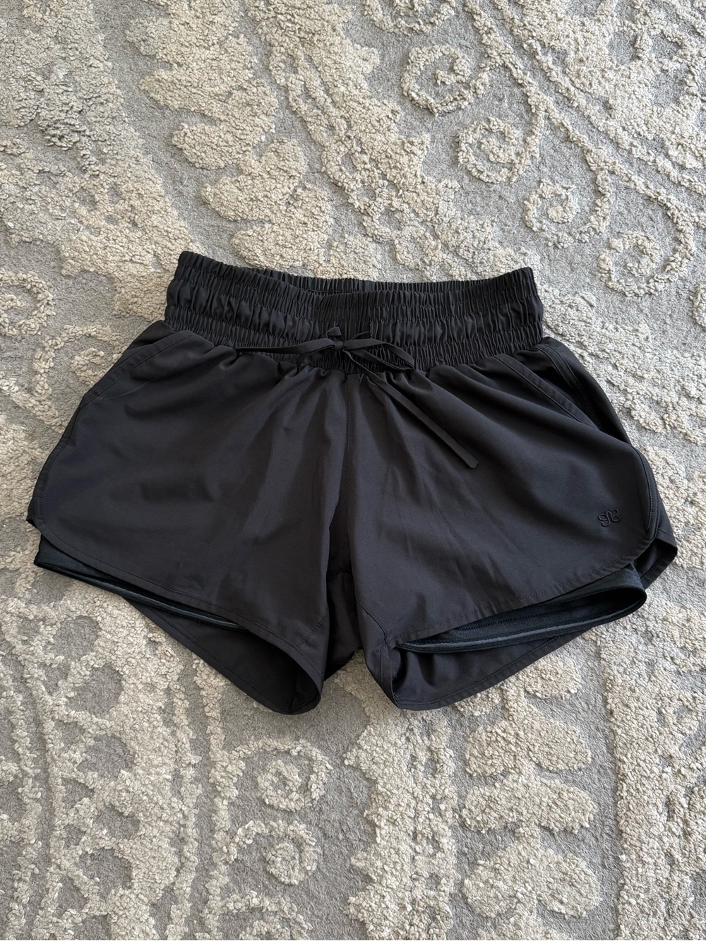 Albion Black Women’s Athletic Shorts with Built-In Liner